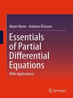 cover image of Essentials of Partial Differential Equations